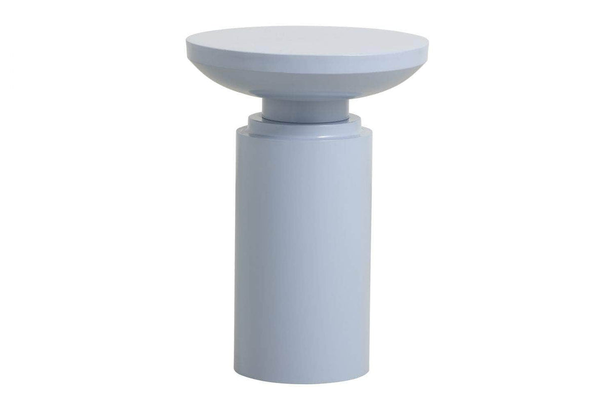 Nordal VICTORIA side table, pillar, light blue