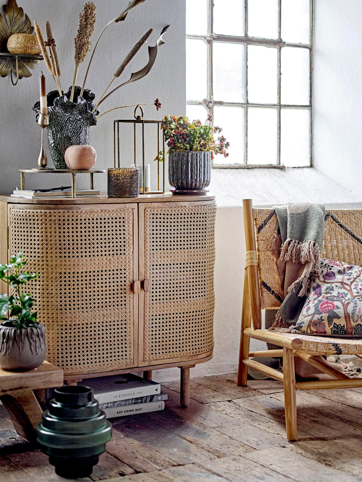 Creative Collection Lennox Lounge Stol, Natur, Teak