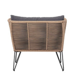 Bloomingville Mundo Lounge Stol, Brun, Metal
