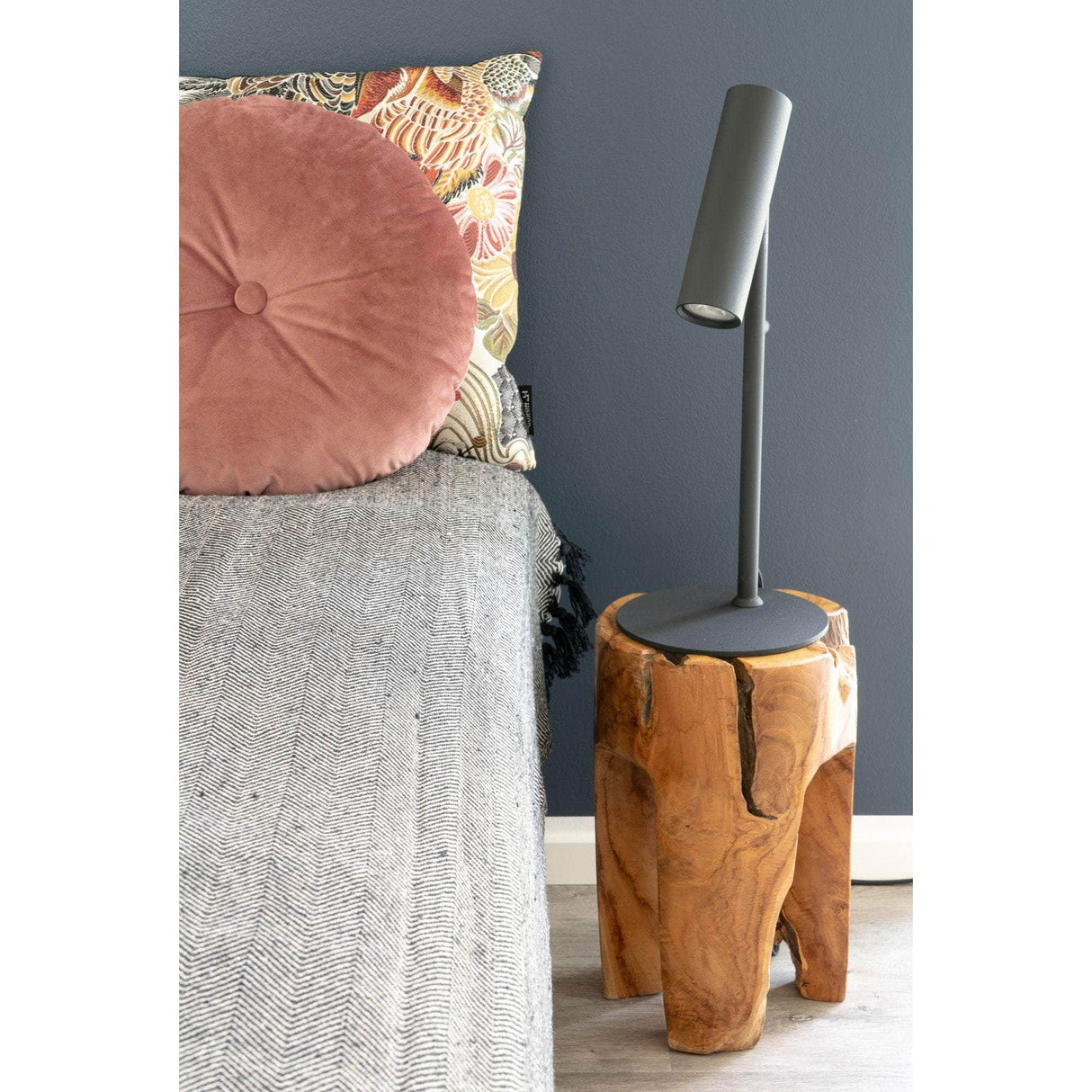 House Nordic Rose Teak Taburet
