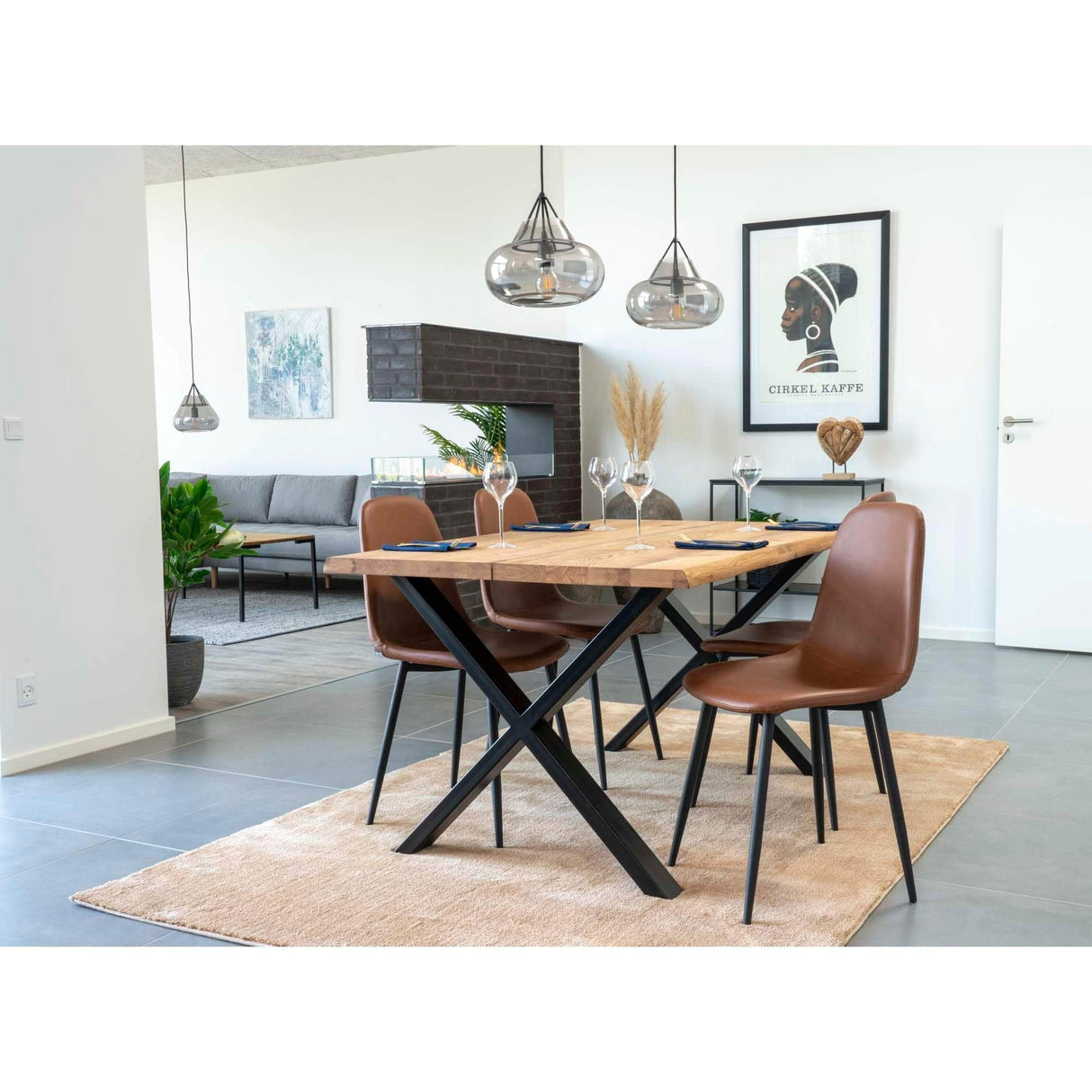 House Nordic Stockholm Spisebordsstol - Sæt af 2