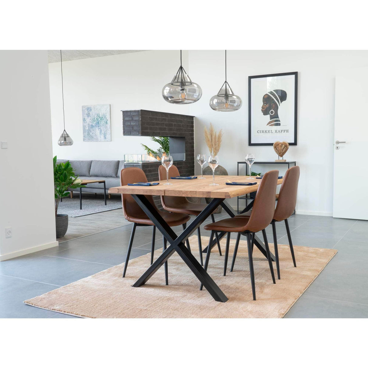 House Nordic Stockholm Spisebordsstol - Sæt af 2