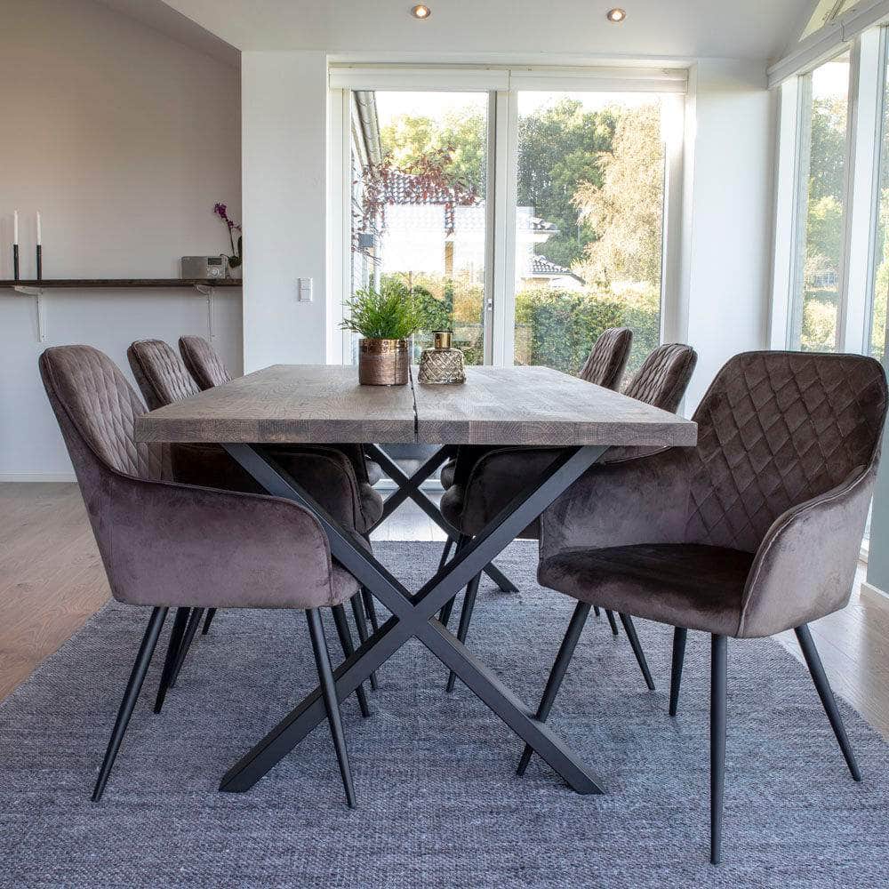 House Nordic Harbo Spisebordsstol - Sæt af 2