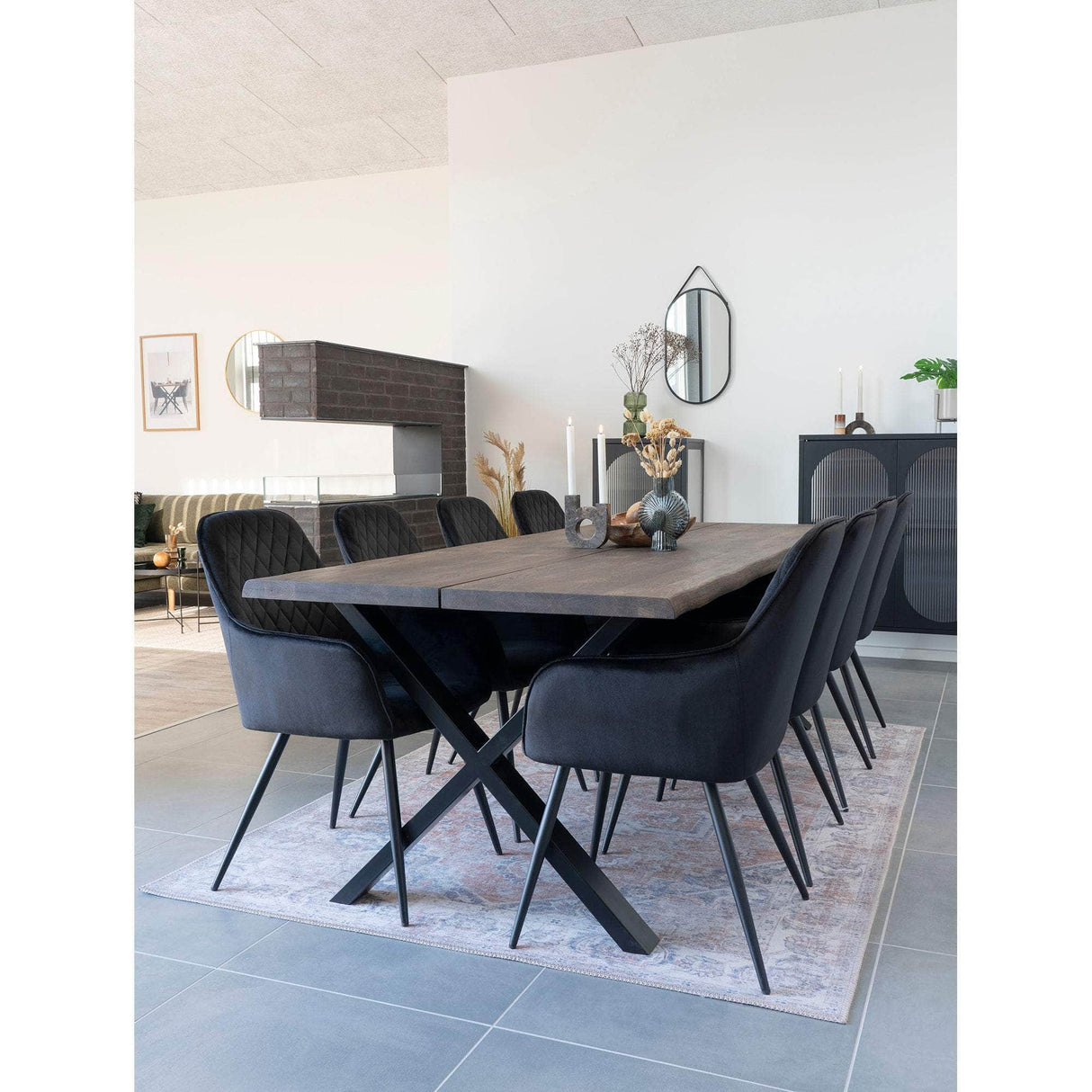 House Nordic Harbo Spisebordsstol - Sæt af 2