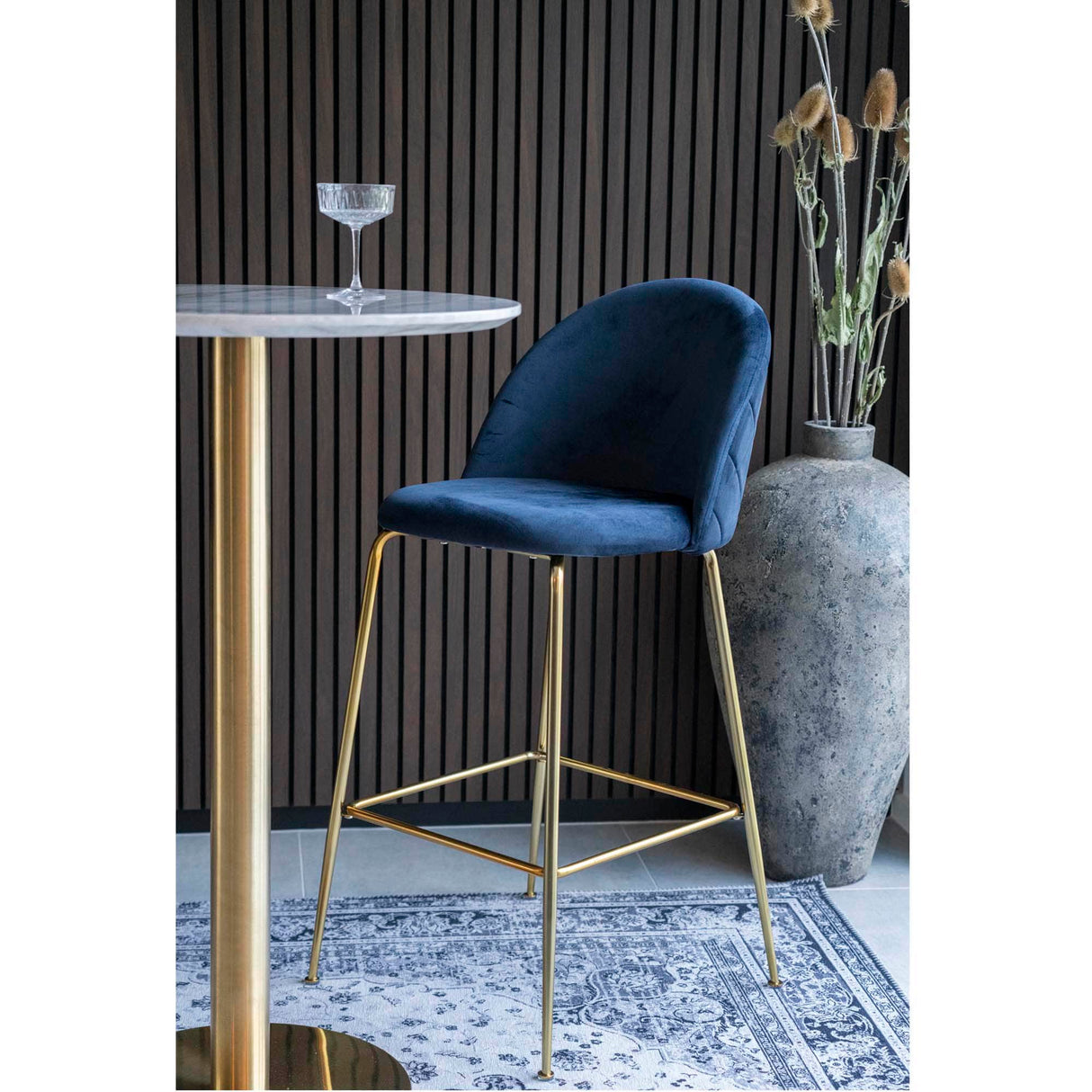 House Nordic Lausanne Bar Stol - Sæt af 2