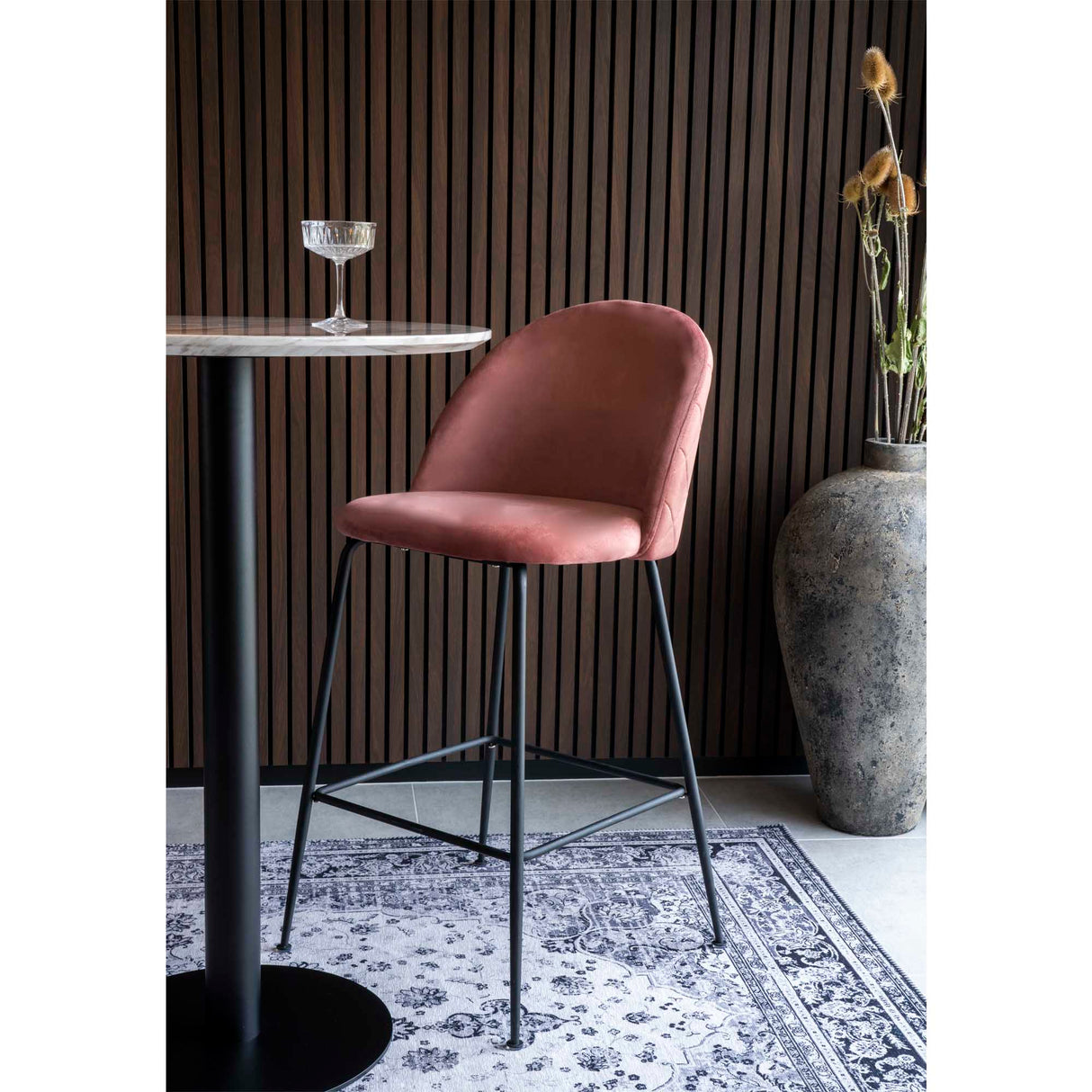 House Nordic Lausanne Bar Stol - Sæt af 2