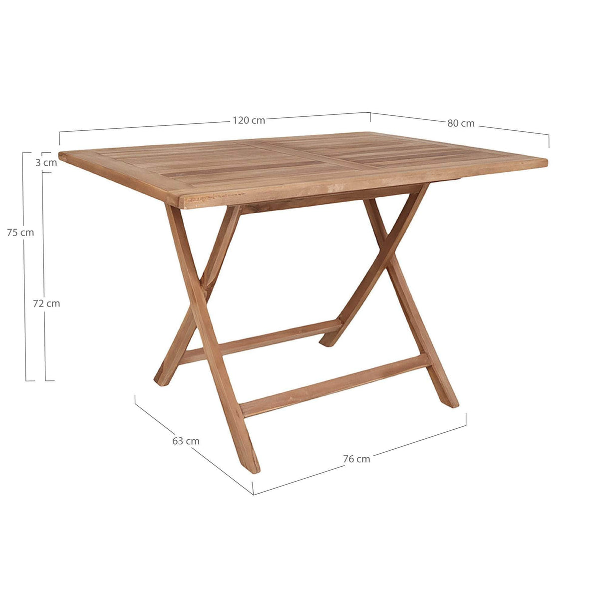 House Nordic Oviedo Teak Spisebord