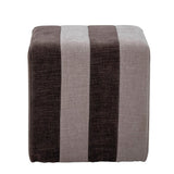 Bloomingville Flint Puf, Brun, Polyester