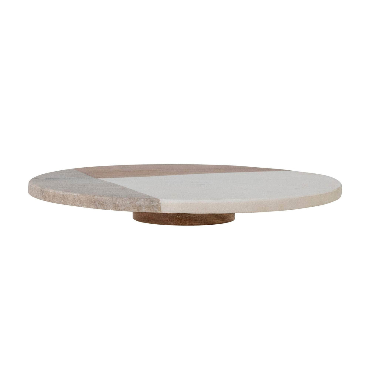 Creative Collection Olly Serveringsfad, Hvid, Marmor