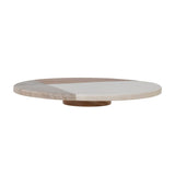 Creative Collection Olly Serveringsfad, Hvid, Marmor