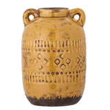 Bloomingville Rijad Deko Vase, Gul, Terrakotta