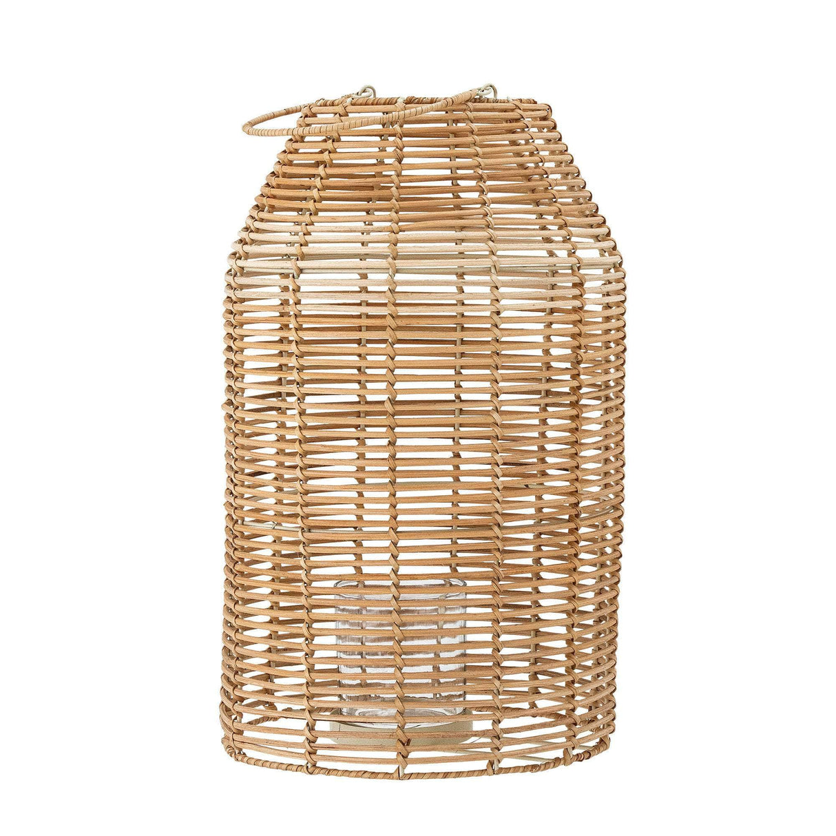 Creative Collection Ferdi Lanterne m/Glas, Natur, Rattan