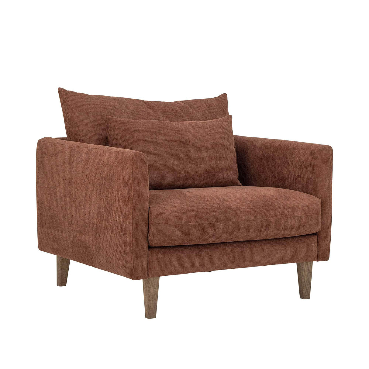 Creative Collection Thess Lounge Stol, Brun, FSC® Mix, Regain Poly
