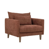 Creative Collection Thess Lounge Stol, Brun, FSC® Mix, Regain Poly