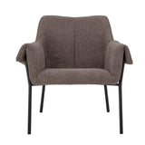 Bloomingville Fendi Lounge Stol, Brun, Polyester