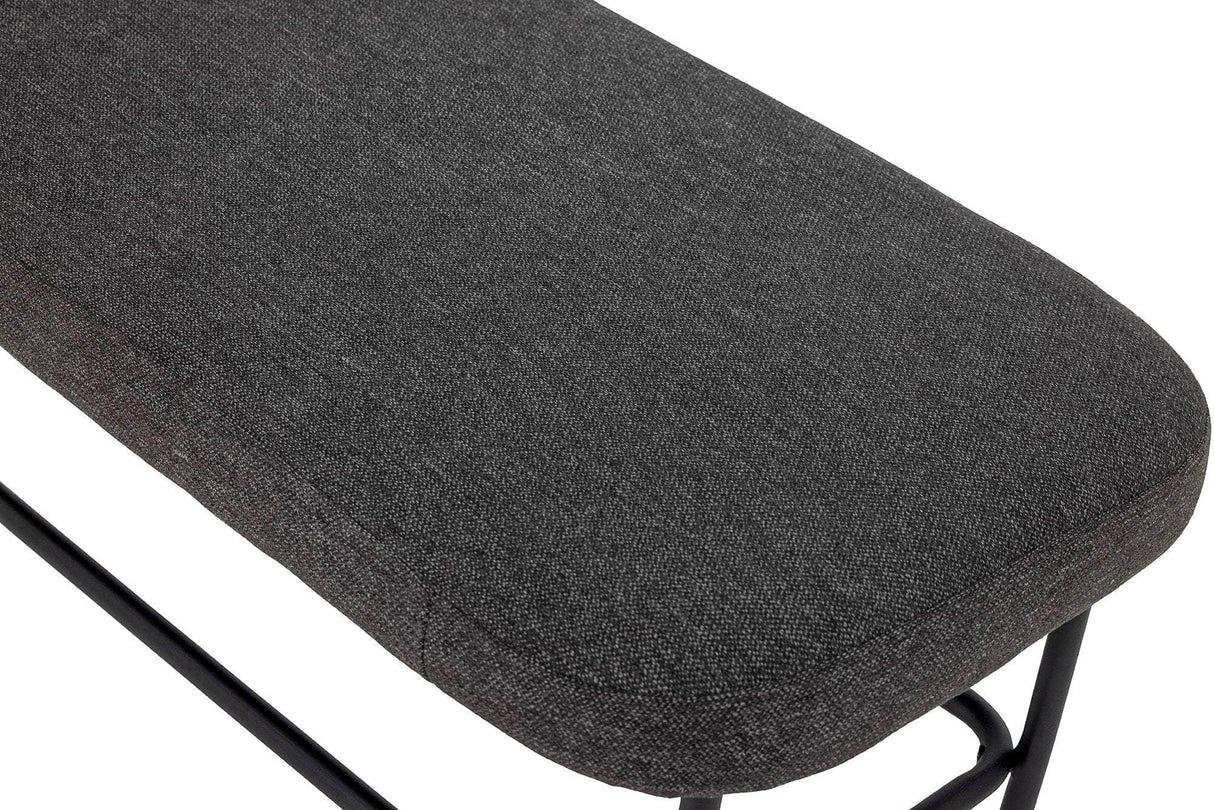 Bloomingville Farell Bænk, Grå, Polyester