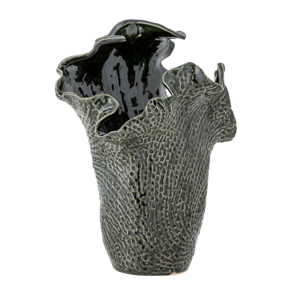 Creative Collection Safiya Vase, Grøn, Stentøj
