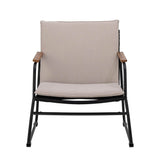 Bloomingville Hampton Lounge Stol, Sort, Metal
