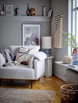 Bloomingville Fabiola Bordlampe, Blå, Glas